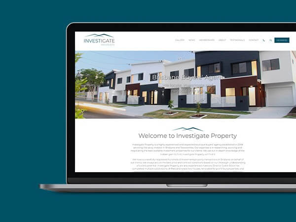 Investigate Property Website Design