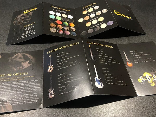 Orthius Guitars Mini Brochure