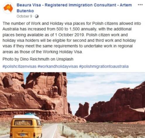 Social Posts for Beaura Visa