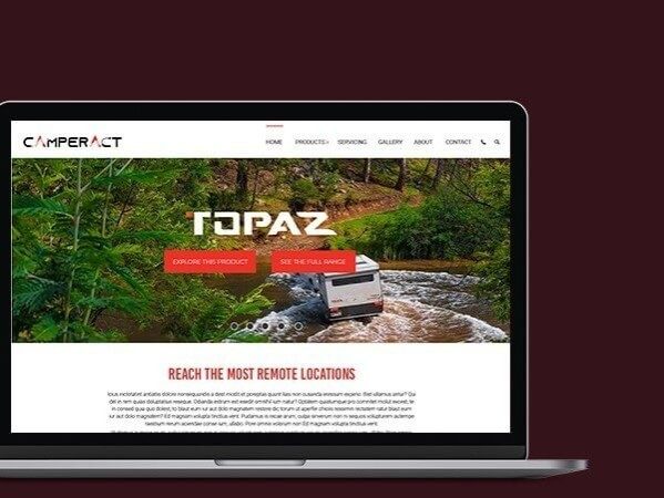 Camperact Website Design